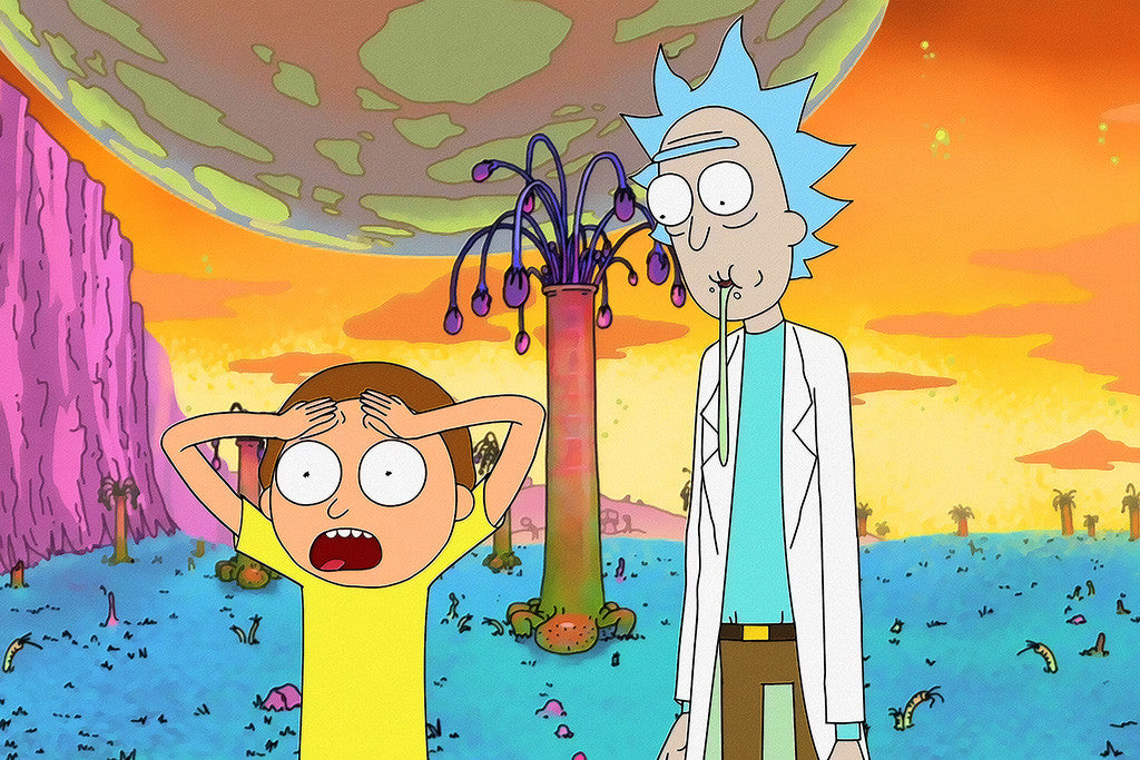 Rick And Morty Funny Humor Poster