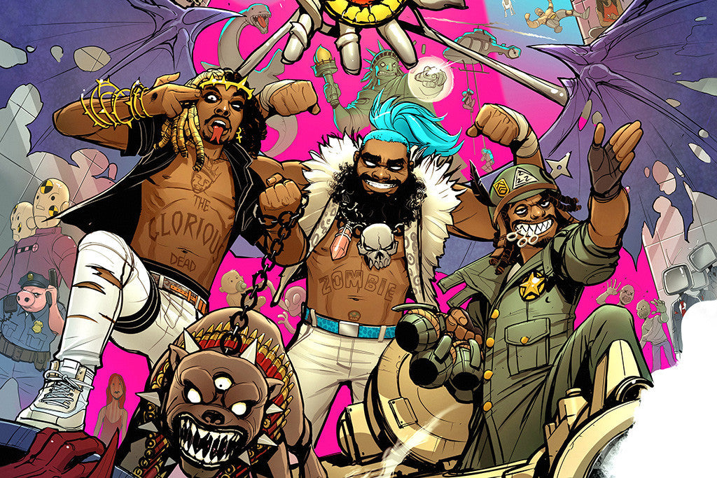 Flatbush ZOMBiES Rapper Music Hip-Hop Canvas Poster