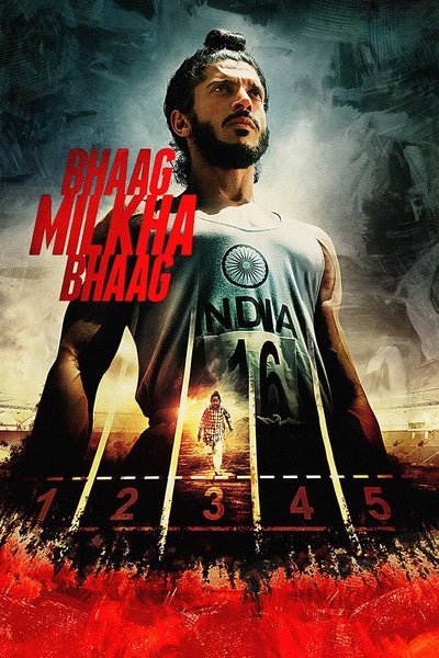 Bhaag Milkha Bhaag Hindi Old Film Poster