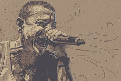 Chester Bennington Fan Art Poster