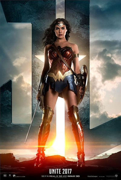Wonder Woman 2017 Gal Gadot Movie Poster