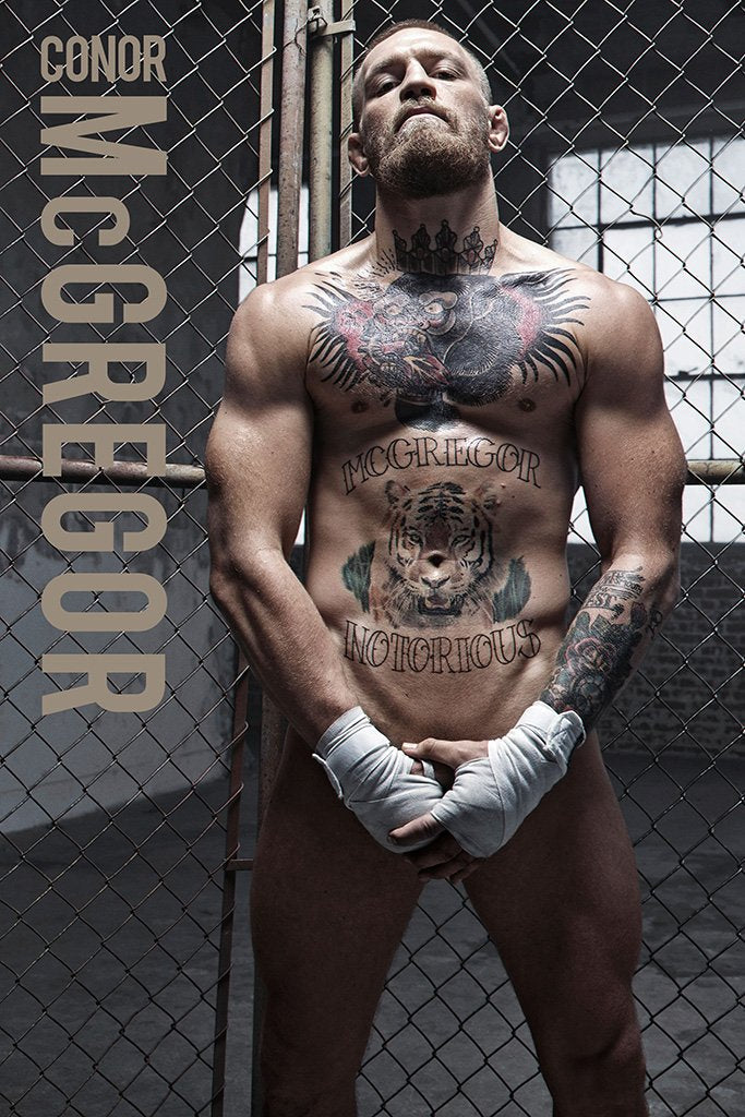 Conor McGregor Naked Poster