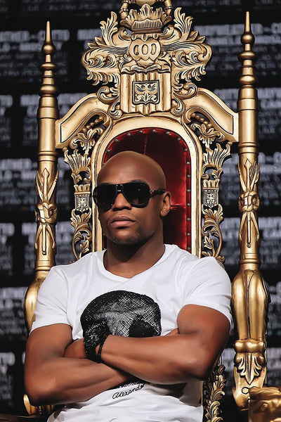 Floyd Mayweather Throne Poster