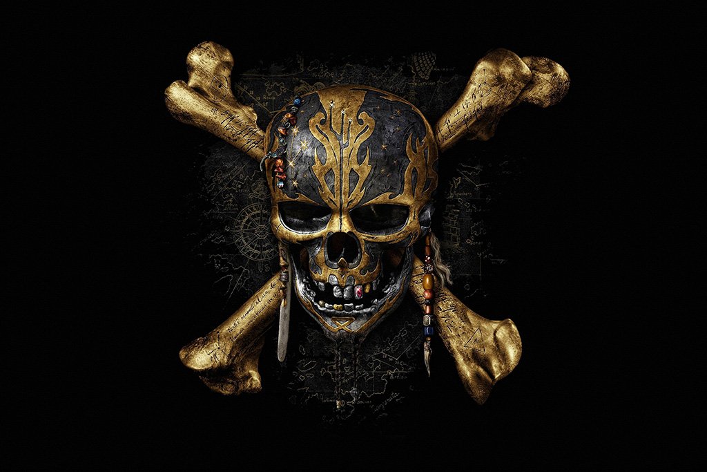 Pirates of the Caribbean Dead Men Tell No Tales Scull Poster