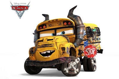 Cars 3 2017 Miss Fritter School Bus Movie Poster