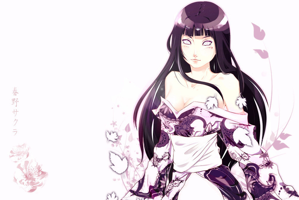 Naruto Hyuuga Hinata Anime Poster