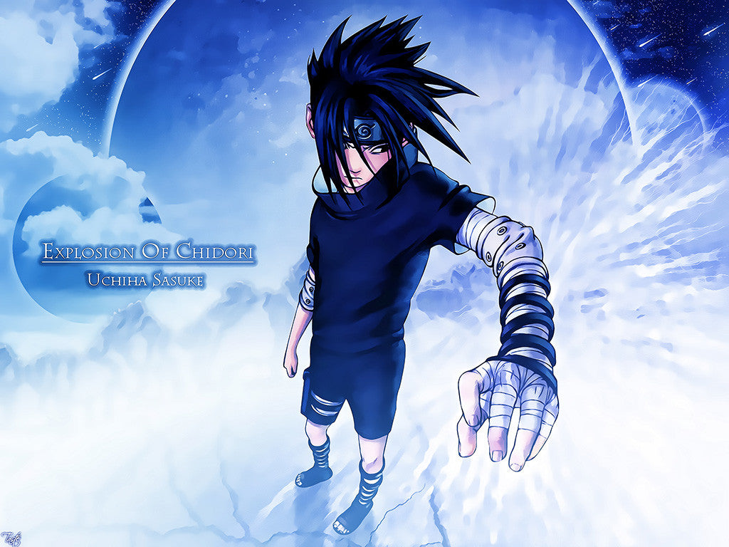 Naruto Sasuke Uchiha Anime Manga Poster