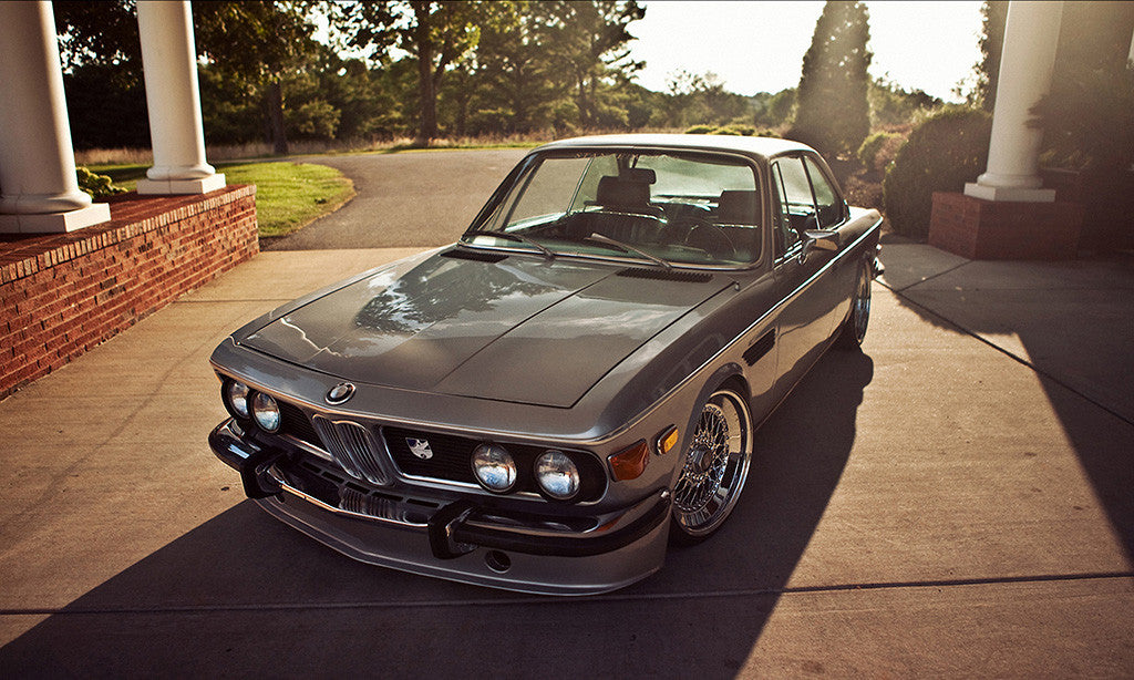 Old Retro Car BMW Classic 1971 Poster