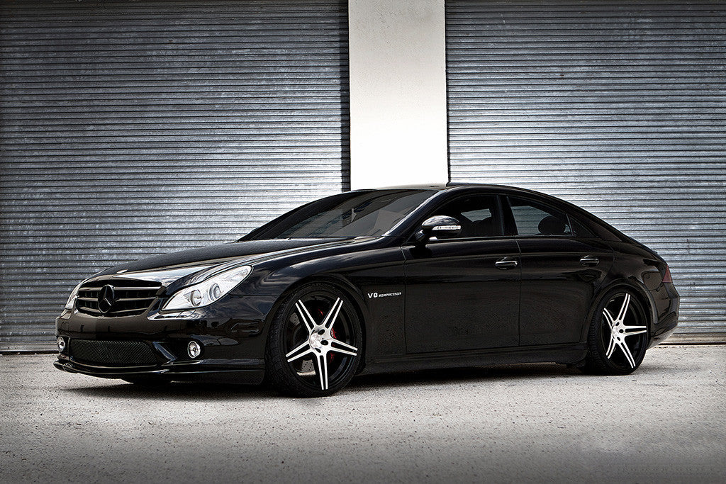 Auto Black Car Mercedes CLS 55 Poster