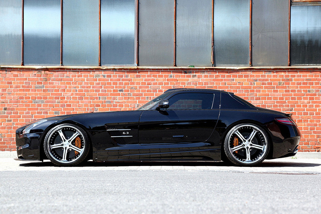 Auto Black Car Mercedes SLS AMG 6.3 Poster