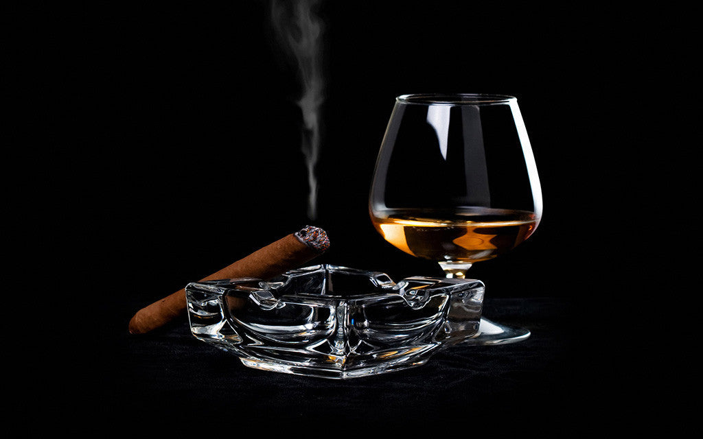 Cognac Cigars Alcohol Poster