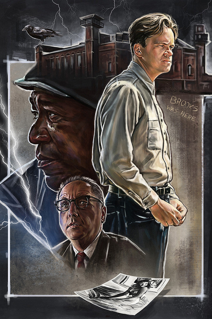Shawshank Redemption Movie Fan Art Poster