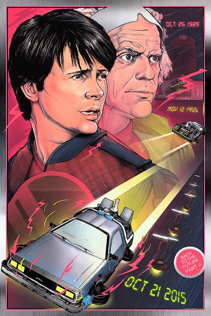 Back To The Future Movie Fan Art Poster
