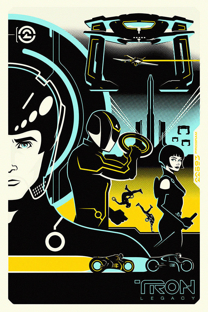 TRON Legacy Film Movie Fan Art Poster