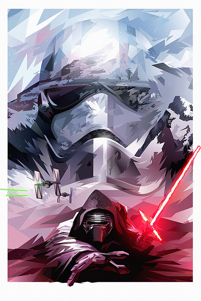 Star Wars Kylo Ren Movie Fan Art Poster