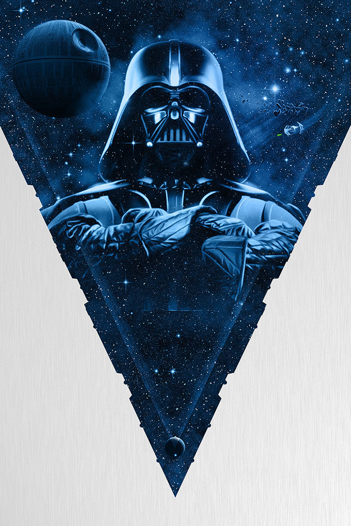 Star Wars Darth Vader Space Movie Fan Art Poster