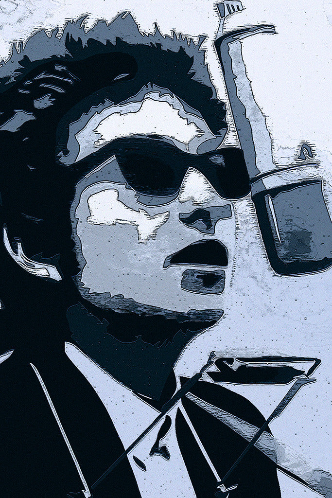 Bob Dylan Classic Rock Music Poster