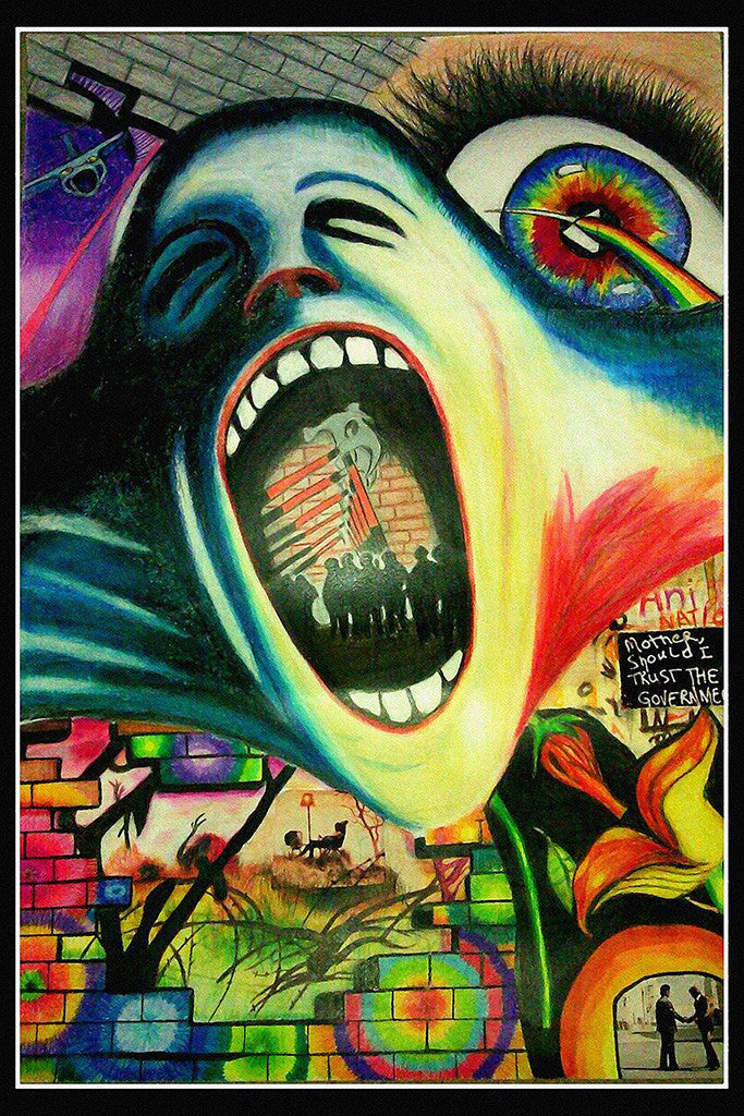 Pink Floyd Album Cover Classic Rock Poster