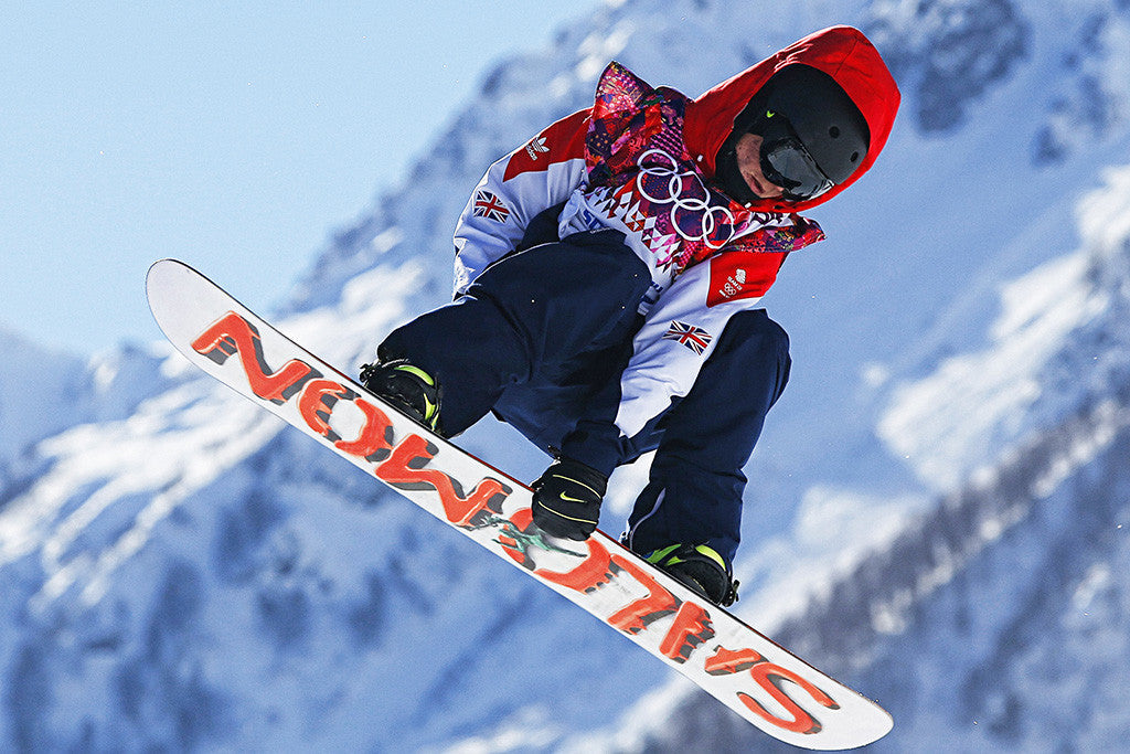 British Snowboarder Olympic Games Sochi Sport Poster