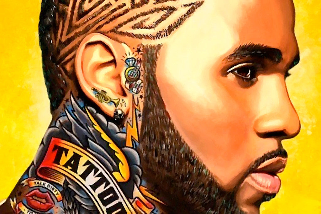 Jason Derulo Tattoo Music Poster
