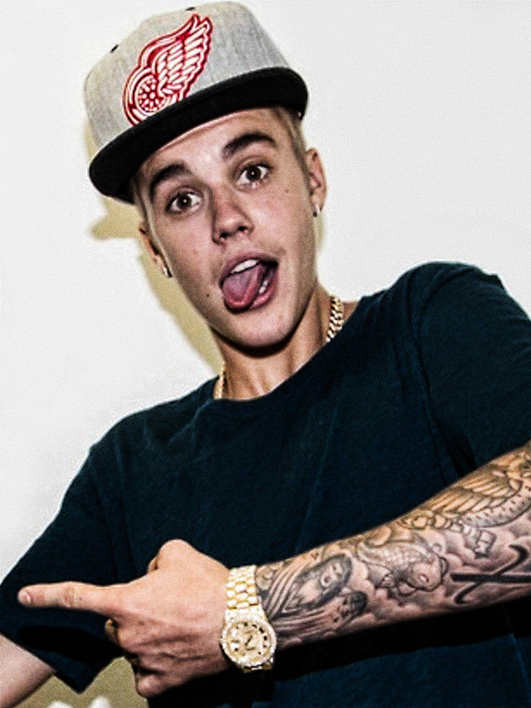 Justin Bieber Tattoo Poster