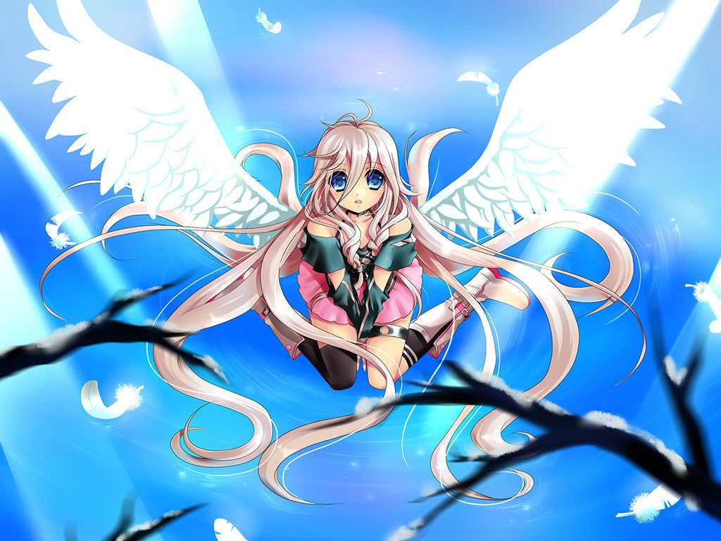 Anime Girl Vocaloid Wings Angel Poster