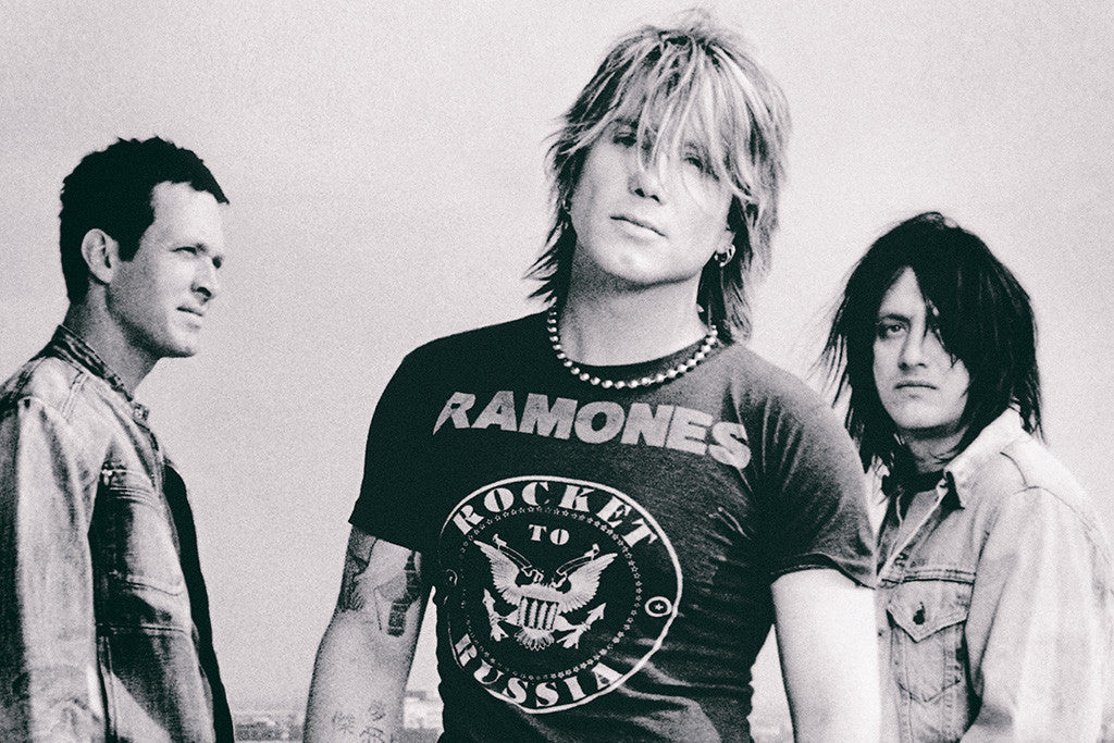 Goo Goo Dolls Band Rock Music Black and White Poster