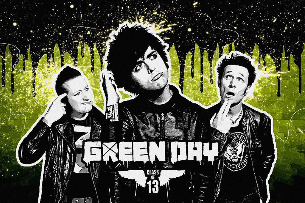 Green Day Band Music Poster