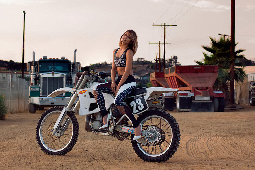 Vanessa Hudgens Bike Motorcycle Poster
