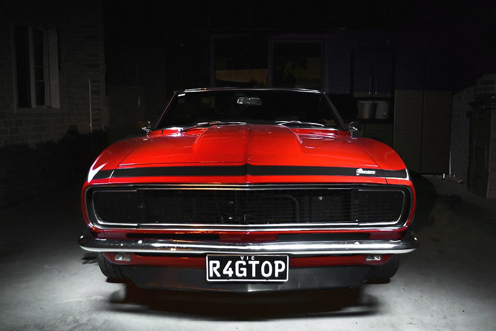 Chevrolet Camaro SS Red Muscle Car Poster