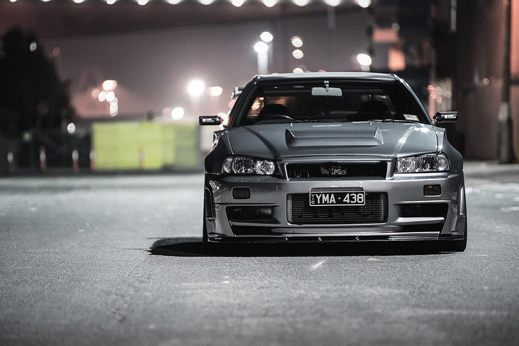 Nissan GT-R R34 Car Poster