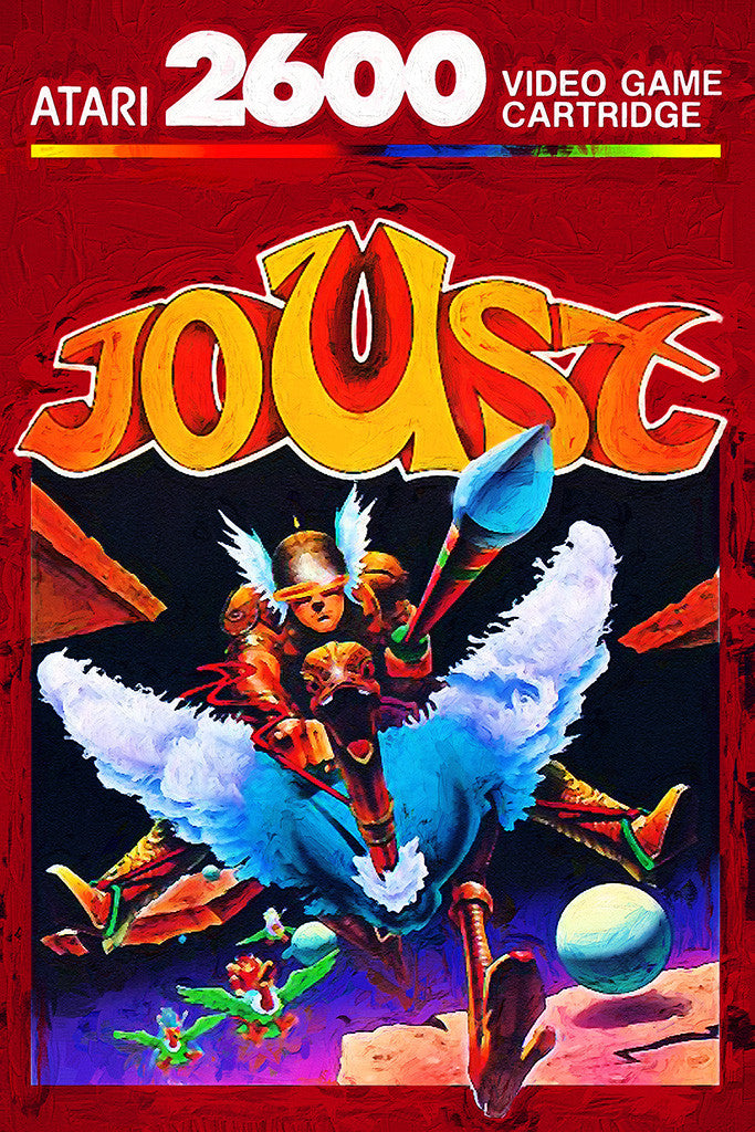 Joust Old Classic Retro Game Poster