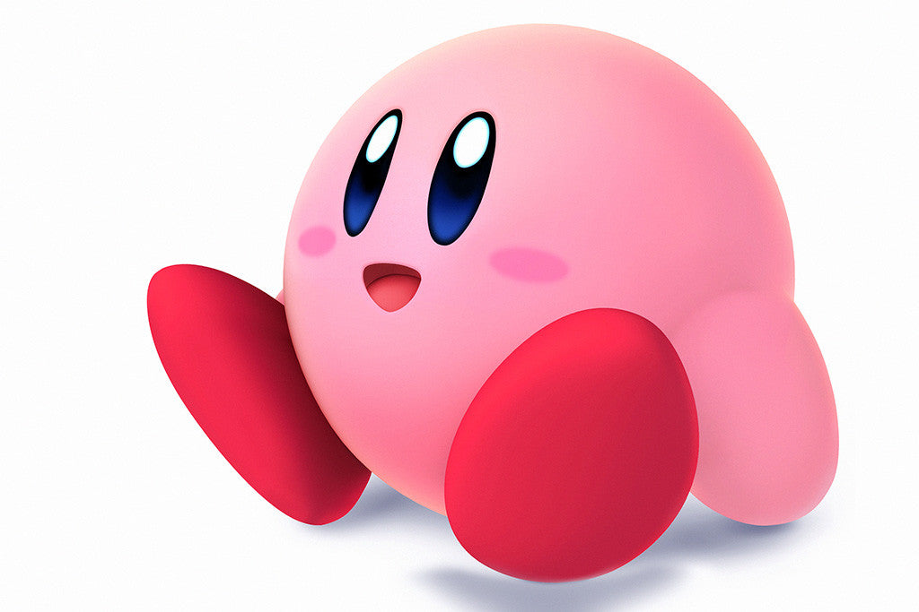 Kirby Old Classic Retro Game Poster