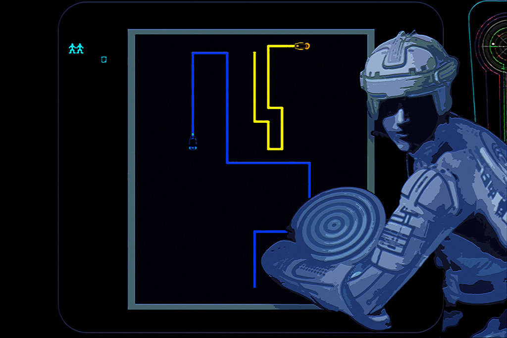 Tron Old Classic Retro Game Poster