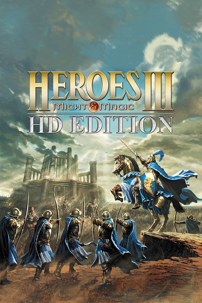 Might and Magic Heroes III HD Edition Old Classic Retro Game Poster