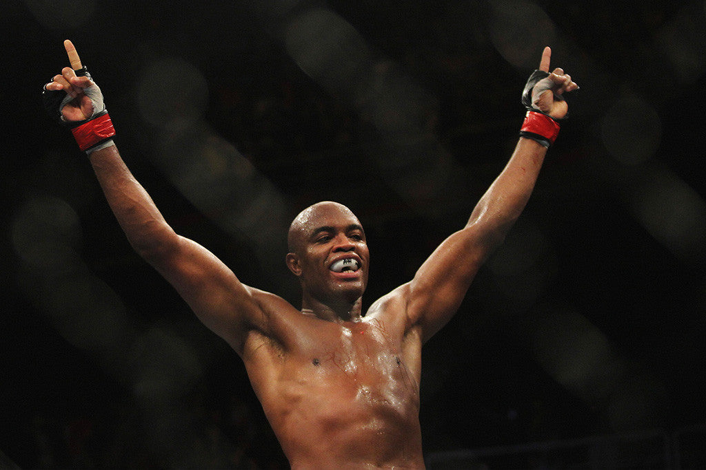 Anderson Silva MMA Fighter Poster