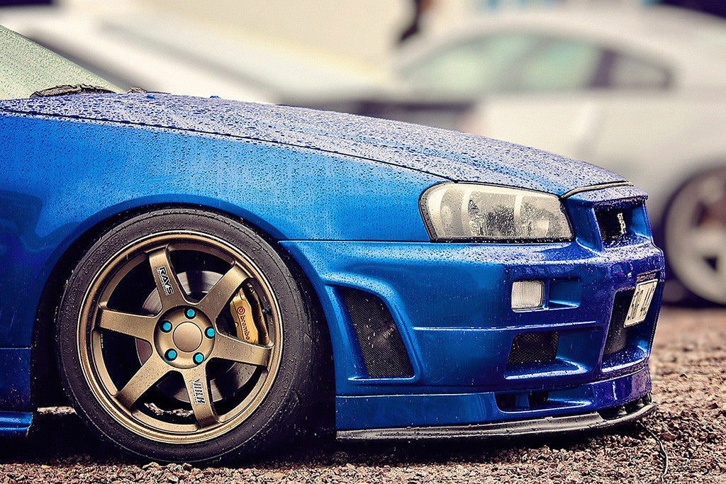 Nissan Skyline GT-R R34 Car Poster