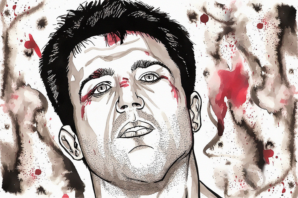Chael Sonnen MMA Fighter Poster