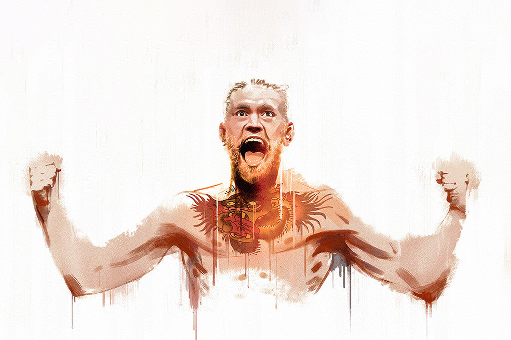 Conor McGregor UFC MMA Fighter Sports Poster