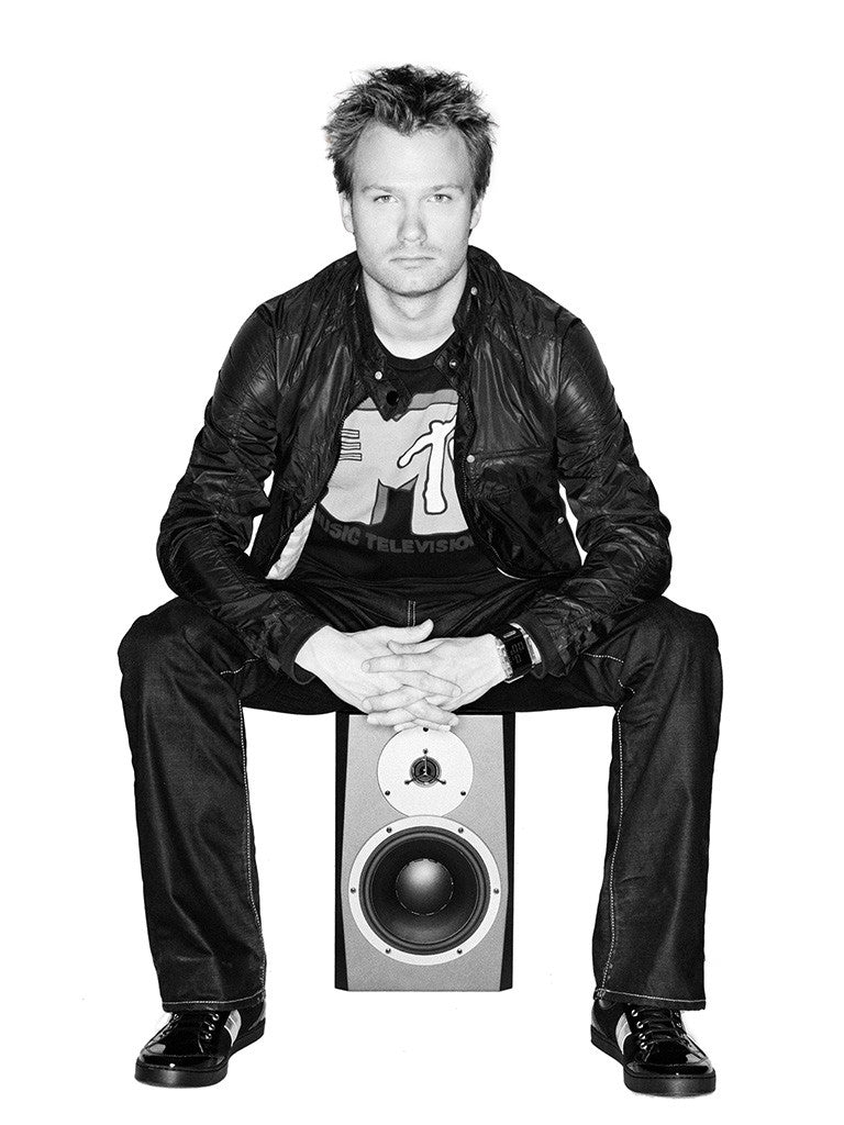Dash Berlin Speaker Electronic Music Trance Dj Black and White Poster