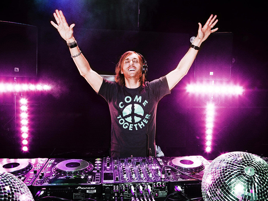 David Guetta Pioneer Dj Deck Dance House Music Poster