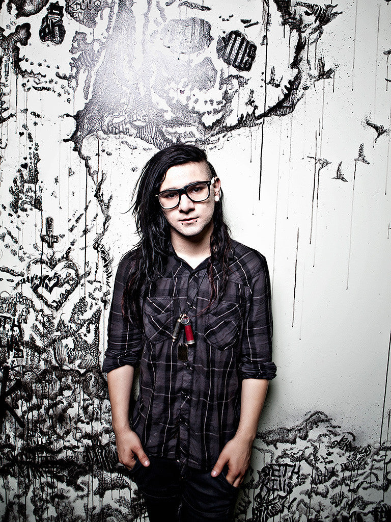 Skrillex Dj Dubste Dance Music Dj Poster