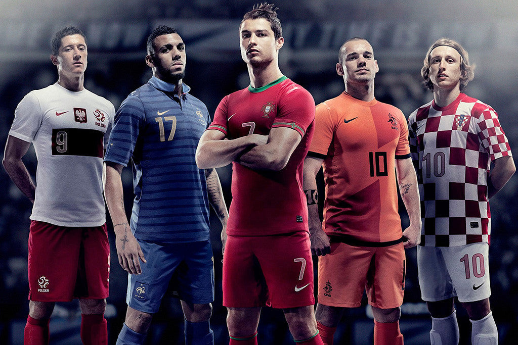 Soccer Football Sport Game Euro 2012 Teams Poster