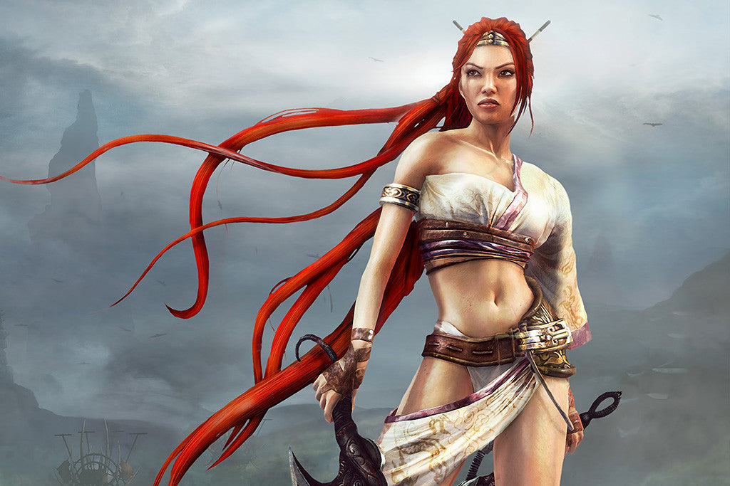 Heavenly Sword Game Ps3 Hot Sexy Girl Vivid Poster