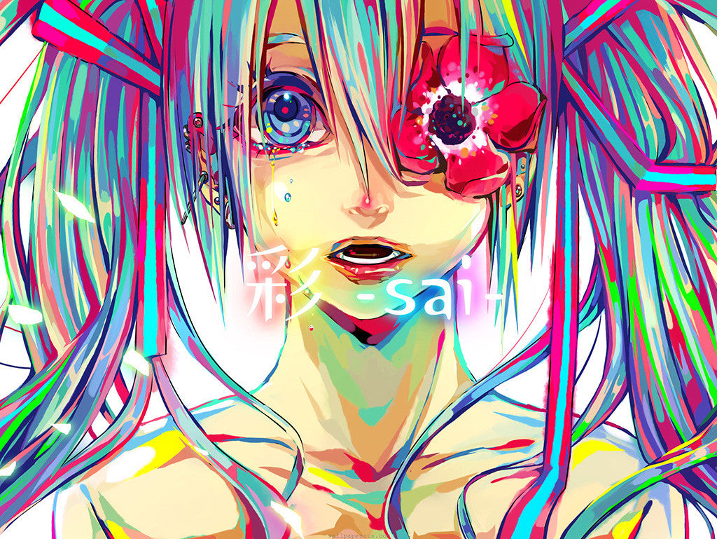 Vocaloid Hatsune Miku Anime Manga Poster