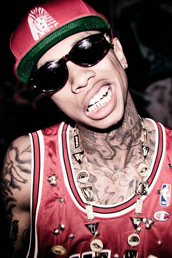 Tyga Glasses Hip Hop Rap Poster
