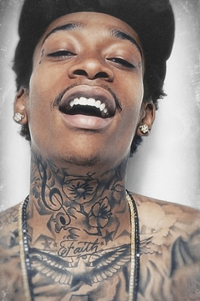 Wiz Khalifa Hip Hop Rap Poster
