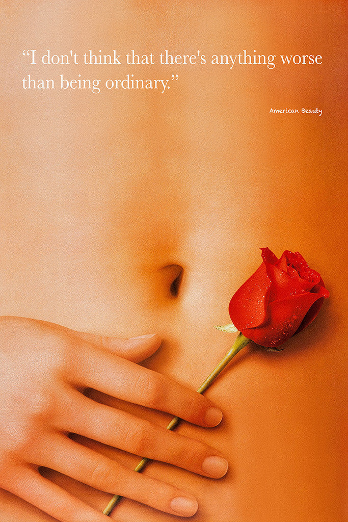 American Beauty Quotes Classic Old Movie Film Poster