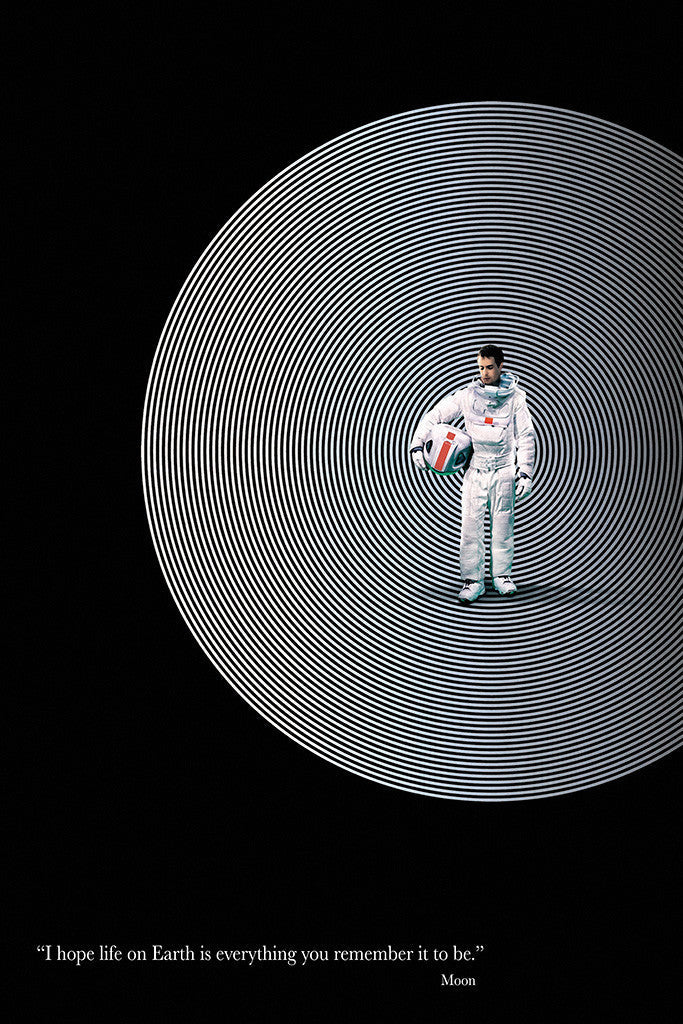 Moon Quotes Classic Old Movie Film Poster