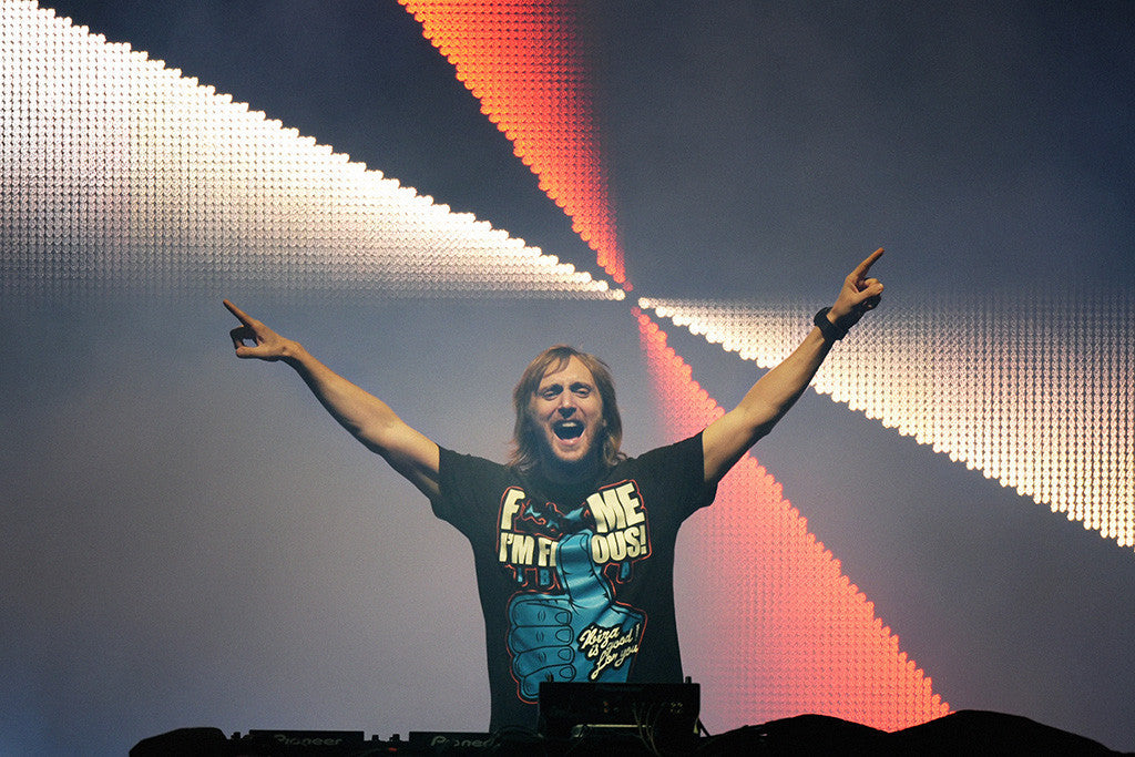 David Guetta DJ Electronic Music Poster